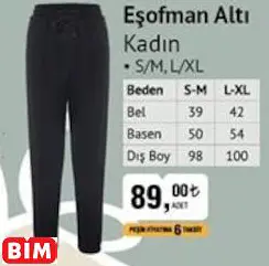 EŞOFMAN ALTI KADIN EŞOFMAN ALTI KADIN